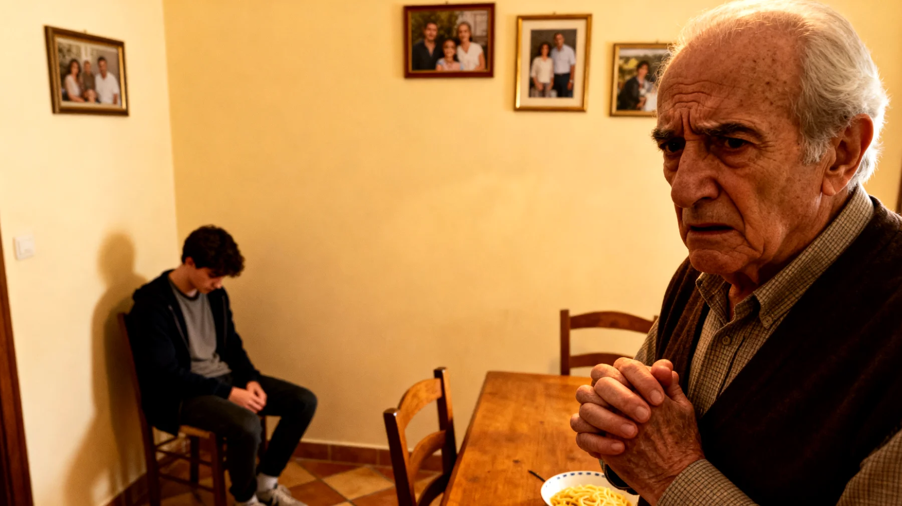 Nonno preoccupato perché il nipote giovane adulto si isola socialmente, evita eventi familiari e occasioni di socializzazione, mostrando difficoltà nelle relazioni interpersonali"
